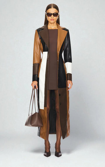 Mila Mosaic Trench Coat