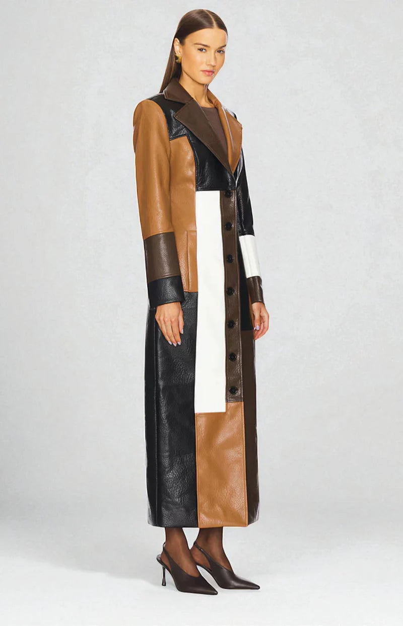Mila Mosaic Trench Coat