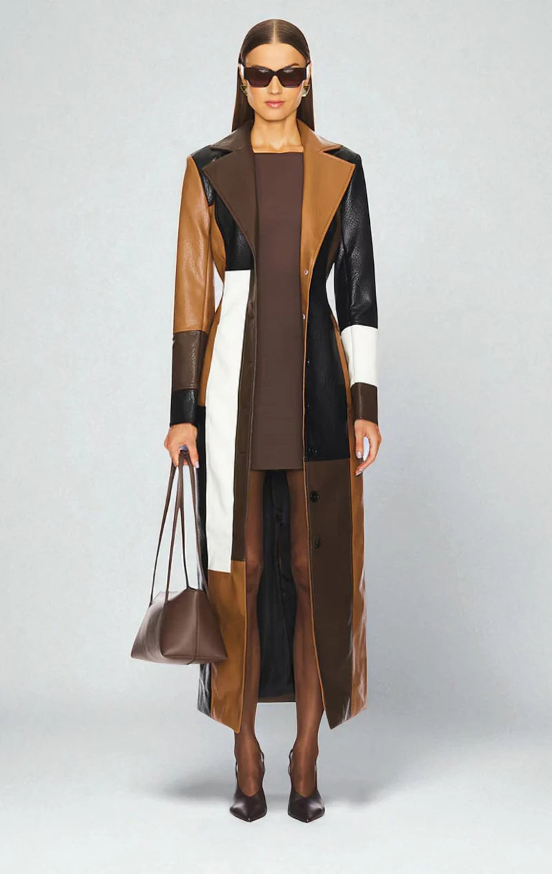 Mila Mosaic Trench Coat